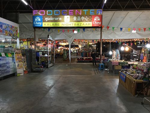 food court entrance at Kalare Night Bazaar Food Stalls in Chiang Mai