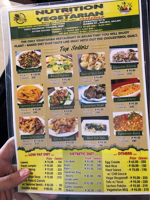 Very fair prices  at Nutrition and Vegetarian Cuisine in Kalibo