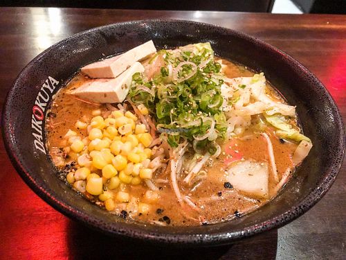 Vegan ramen at Daikokuya in West Hollywood