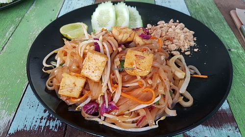 Pad thai southern style at Green Shelter in Koh Tao