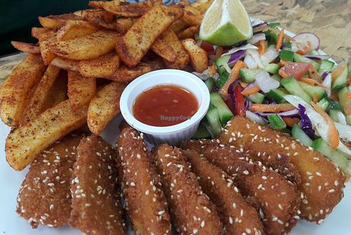 Schnitzel at AchAlMa'le in Haifa