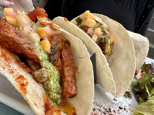 vegan tacos  at Patchwork Food & Bar in Kulmbach