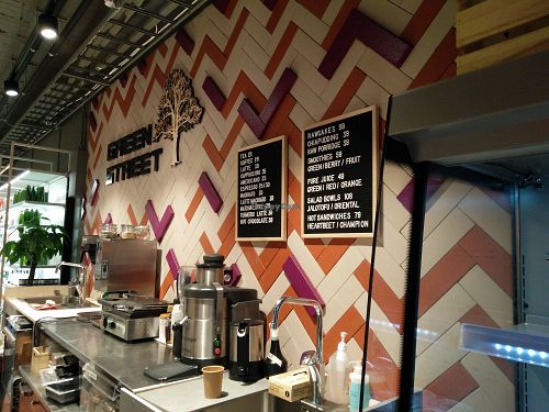 decoration at GreenStreet in Stockholm