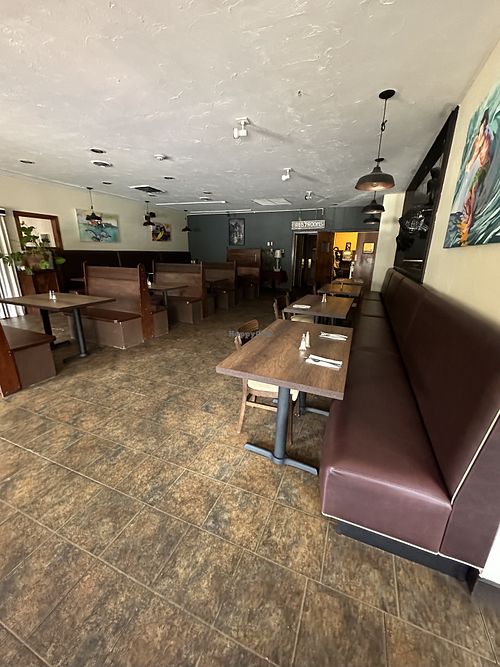 Dining area  at Brine in Eastham