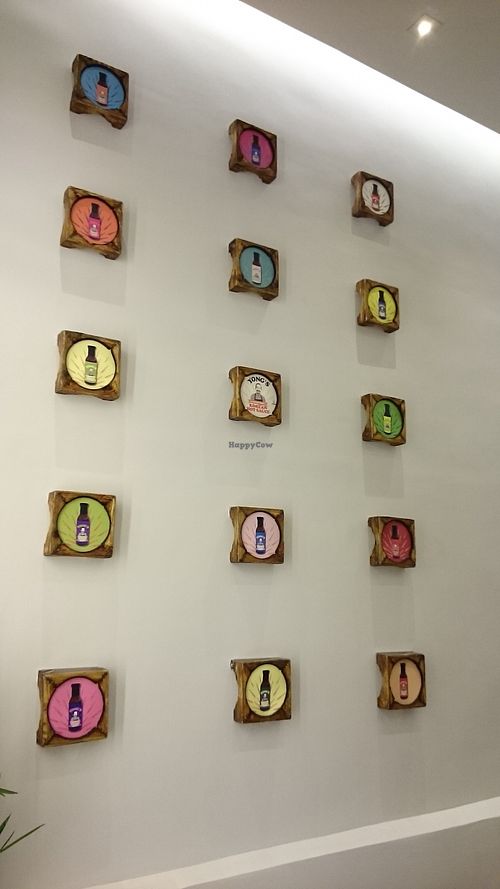 Some of the decor  at Giwa in Philadelphia