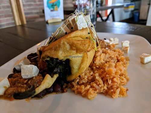 Chile relleno at Cocina Distrito in Downey