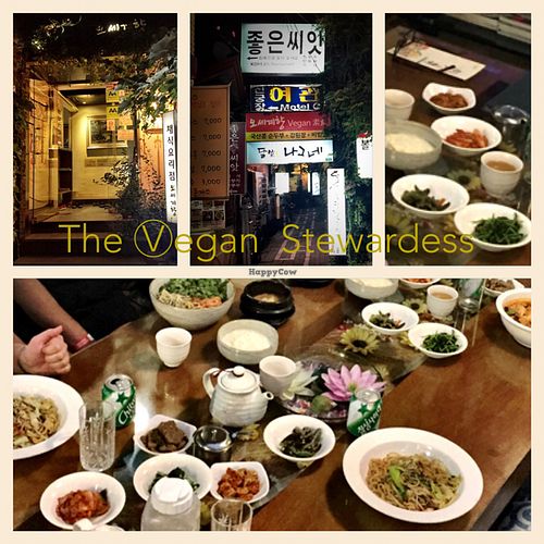 Korean Vegan  at Oh Se Gae Hyang - 오세계향 in Seoul