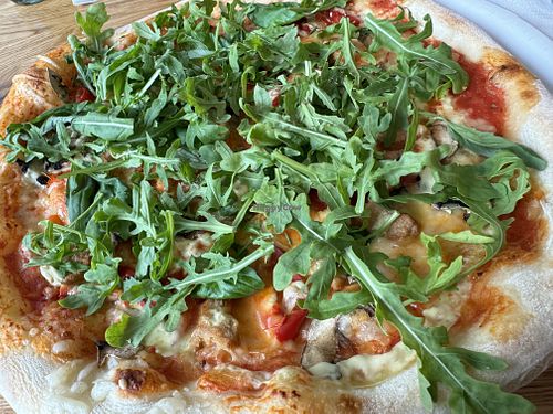 vegan pizza  at Pizzeria Nero in Bielefeld