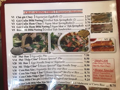 Menu. Avoid egg noodles and substitute for rice noodles instead.  at Bun Dong Ba in Haltom City