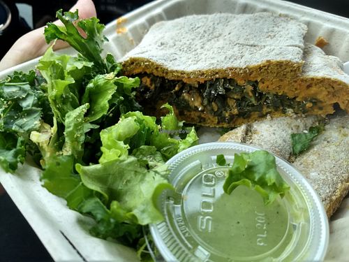 kale stuffed thing! at Garden of Eat'n in Springfield