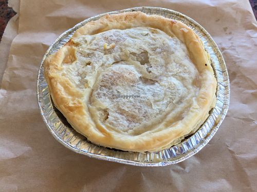 Vegan pie (locally made) at The Yarck General Store in Yarck