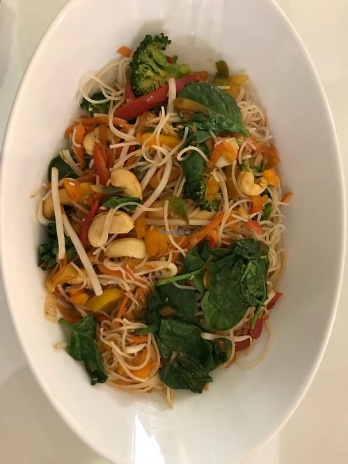 Cashew noodles at Stacked Lunch Bar in Cirencester