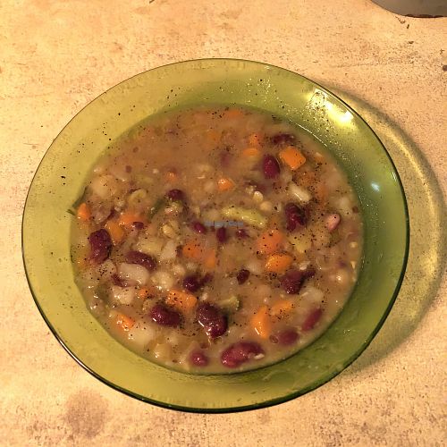 MINESTRONE really tasty and delicious at Salsa&Sapori in Ferragudo