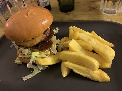 Beyond BBQ Burger  at Seeds for the Soul in Edinburgh