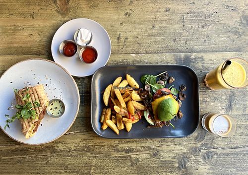 Lunch  at Seeds for the Soul in Edinburgh