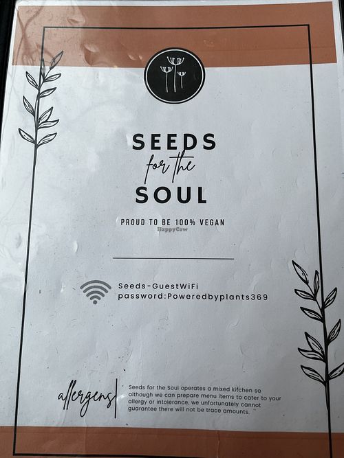   at Seeds for the Soul in Edinburgh
