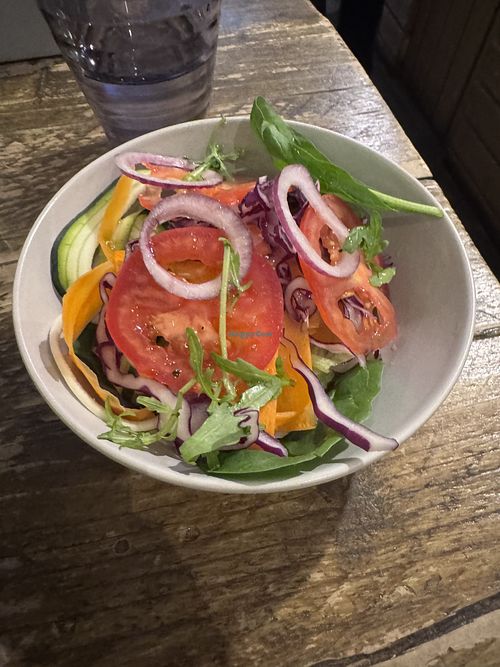 Side salad   at Seeds for the Soul in Edinburgh