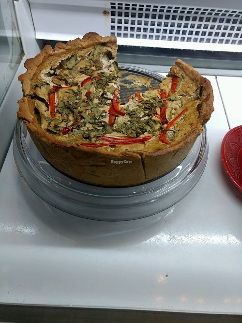 quiche at Seeds for the Soul in Edinburgh
