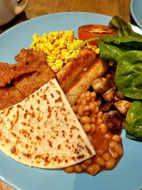 breakfast at Seeds for the Soul in Edinburgh