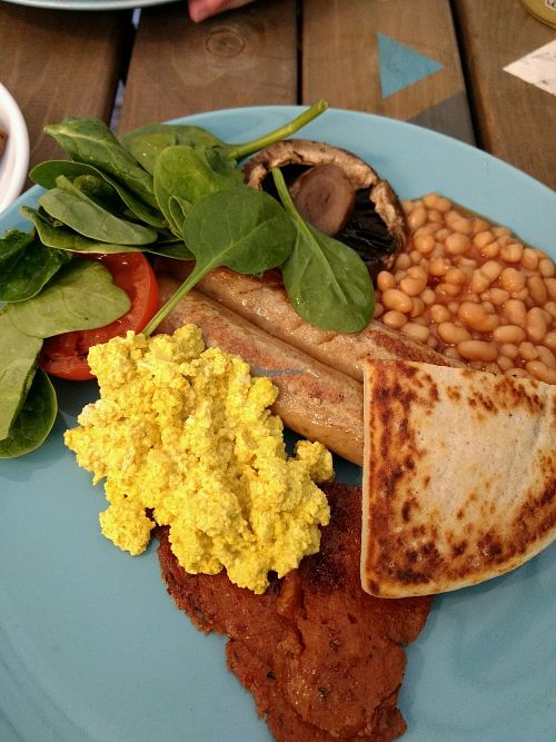 breakfast at Seeds for the Soul in Edinburgh