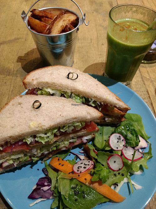 Blt yum at Seeds for the Soul in Edinburgh