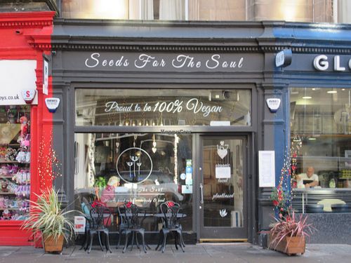 exterior at Seeds for the Soul in Edinburgh