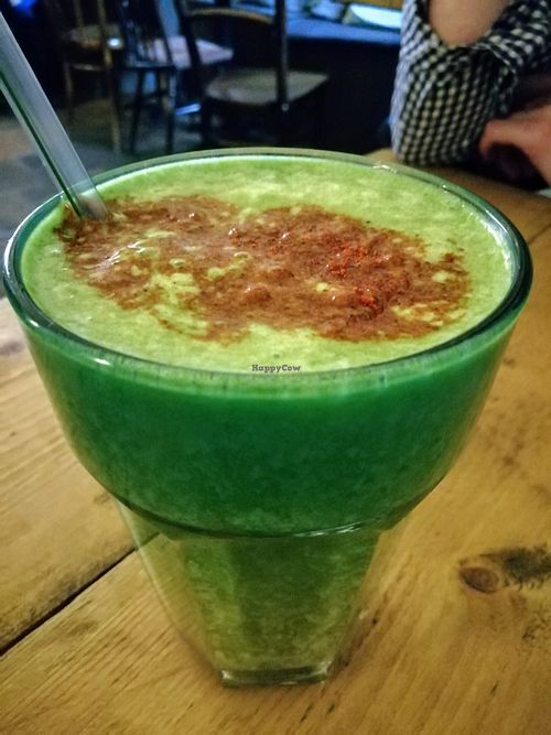 Boozy thunder smoothie at Seeds for the Soul in Edinburgh