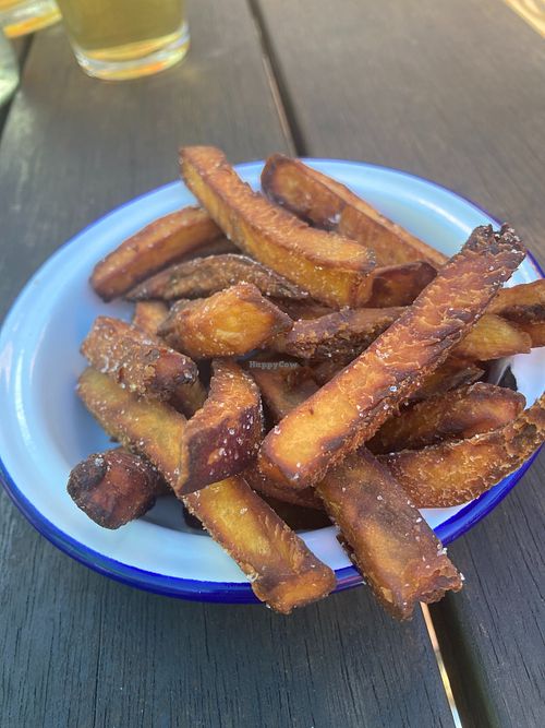Sweet potato fries. at Culture Burger Joint in Nelson