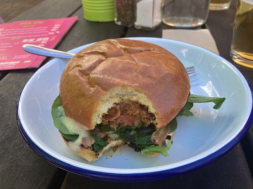 Veggie burger. at Culture Burger Joint in Nelson
