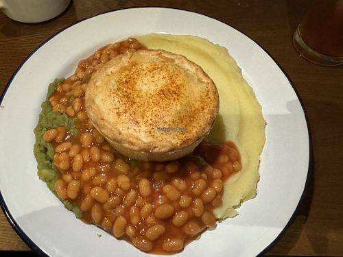 Half / half on sides and bbq jack fruit filling.   at Piecaramba in Southampton