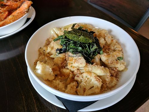 cauliflower au gratin at Moxie in Colorado Springs