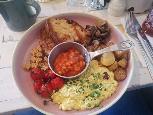 Vegan breakfast at STHLM Brunch Club in Stockholm