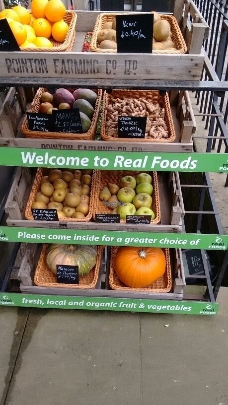 organic at Real Foods in Edinburgh
