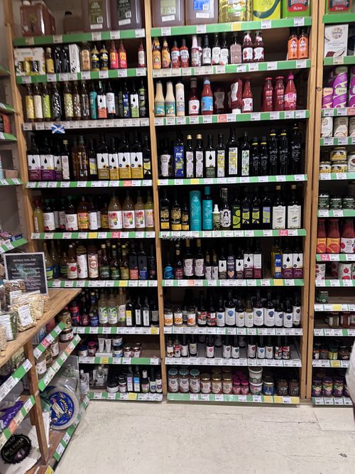 Oil   at Real Foods in Edinburgh
