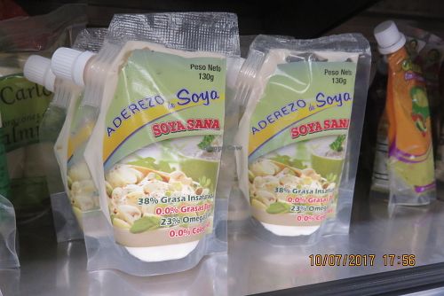soy product at Proinsular Market in Puerto Ayora