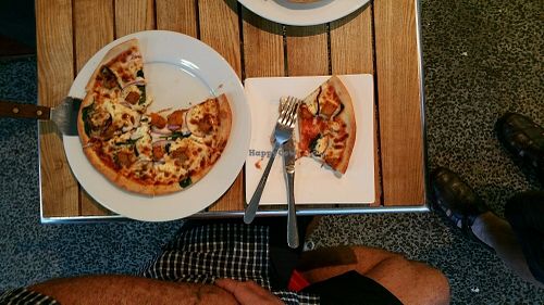 vegetarian pizza at Slice Pizza & Pasta - Veganism Pizzeria in South Brisbane