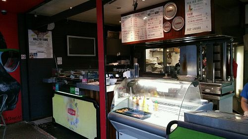 shop front at Slice Pizza & Pasta - Veganism Pizzeria in South Brisbane