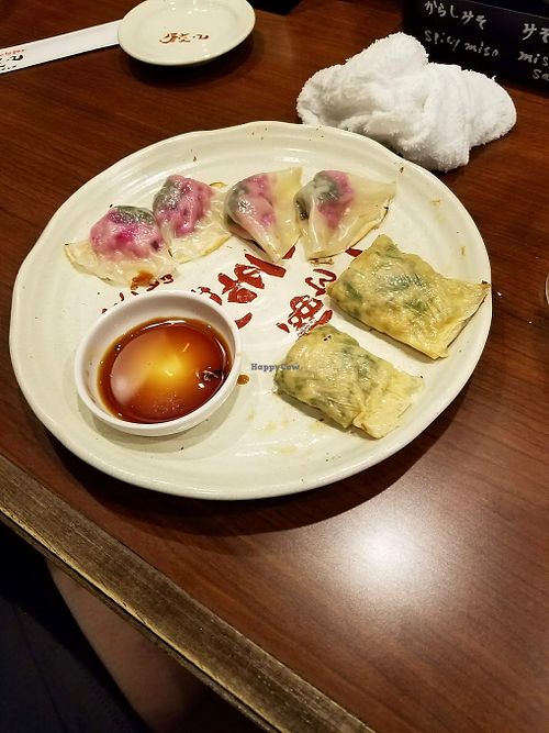 Yuba & Shibazuke Gyzo at Chao Chao Gyoza Shijo-Kawaramachi in Kyoto
