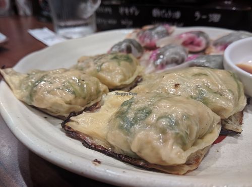 Veggies in tofu skin at Chao Chao Gyoza Shijo-Kawaramachi in Kyoto