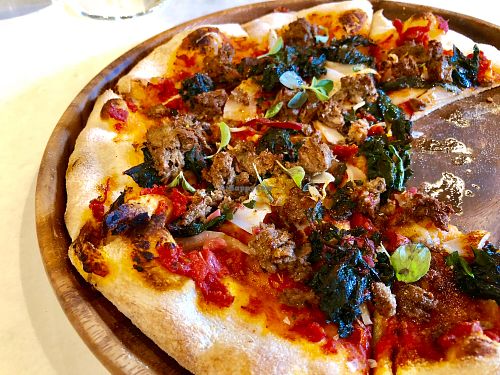 The Impossible Pizza at Vina Enoteca in Palo Alto