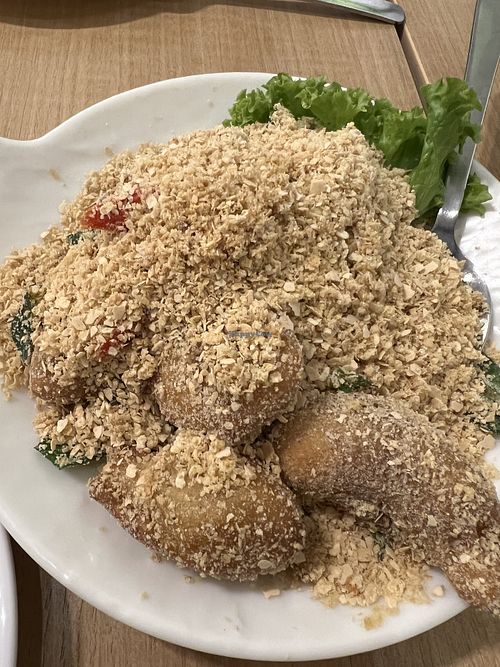Cereal prawn  at D'life 蔬食 - Toa Payoh  in Central Singapore