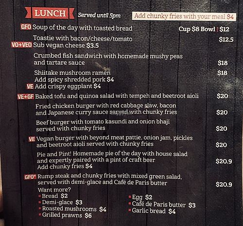 Lunch at Atlas Beer Cafe in Queenstown