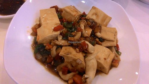 Tofu stew with mushroom at Loving Hut - Hoang Kim in Hanoi