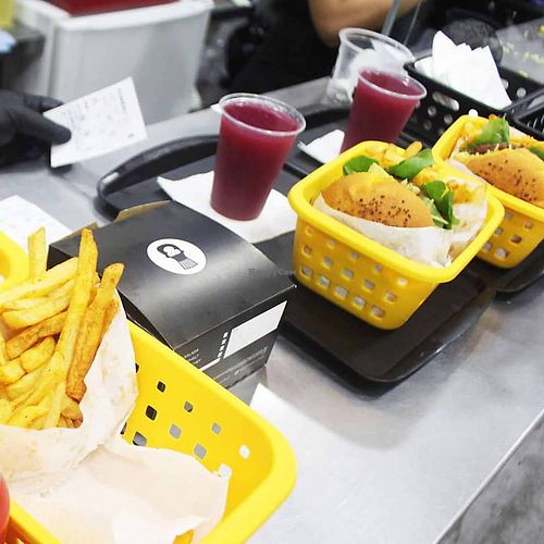 vegan burger at Animalchef in Sao Paulo