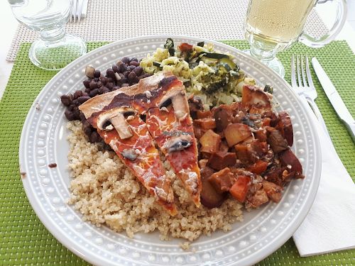 Big plate :) at Kansha in Fatima