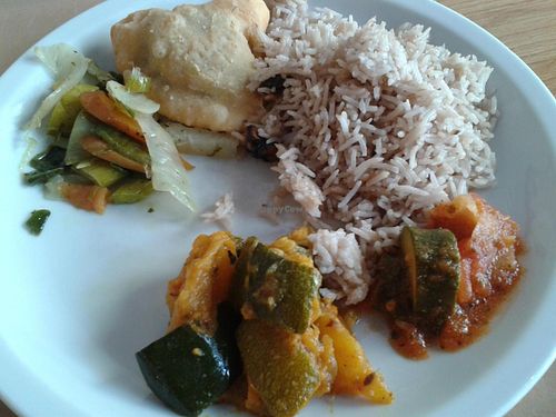 Mix of warm food at Ginko in Graz