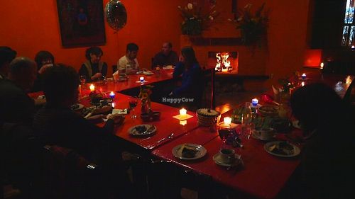 The fire place at Jardin La Reserva Restaurante in San Cristobal De Las Casas