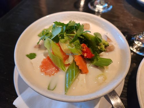 Tom kha with tofu (small) at Bai Tong Restaurant in Redmond