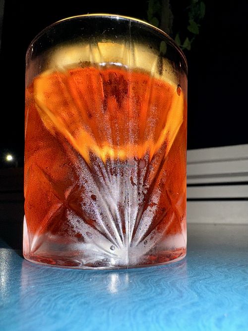 mezcal negroni   at Bull Street Taco in Savannah