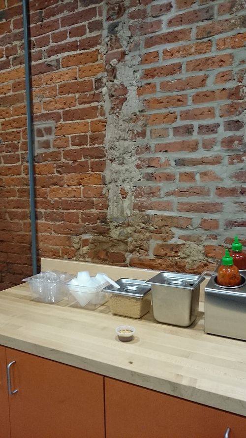 The sauces  at Pho Street in Philadelphia